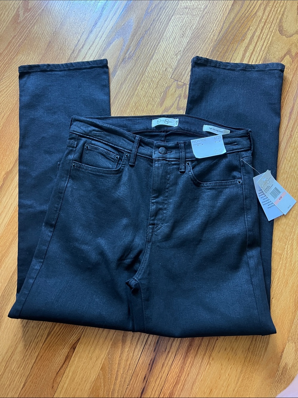 Jessica Simpson Black Ankle Crop boot Jeans